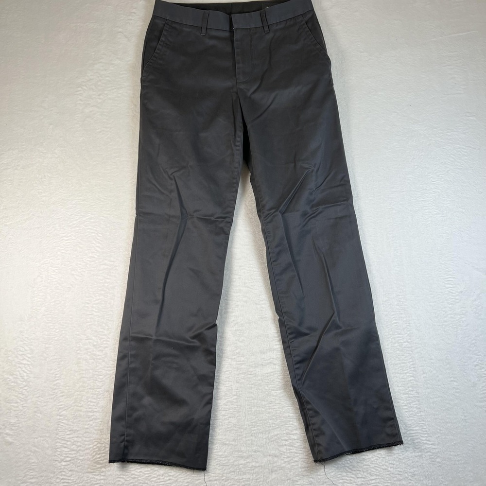 Bonobos Friday Pants Mens 28x32 Gray Chino Regular Fit Straight Leg‎ Flat Front